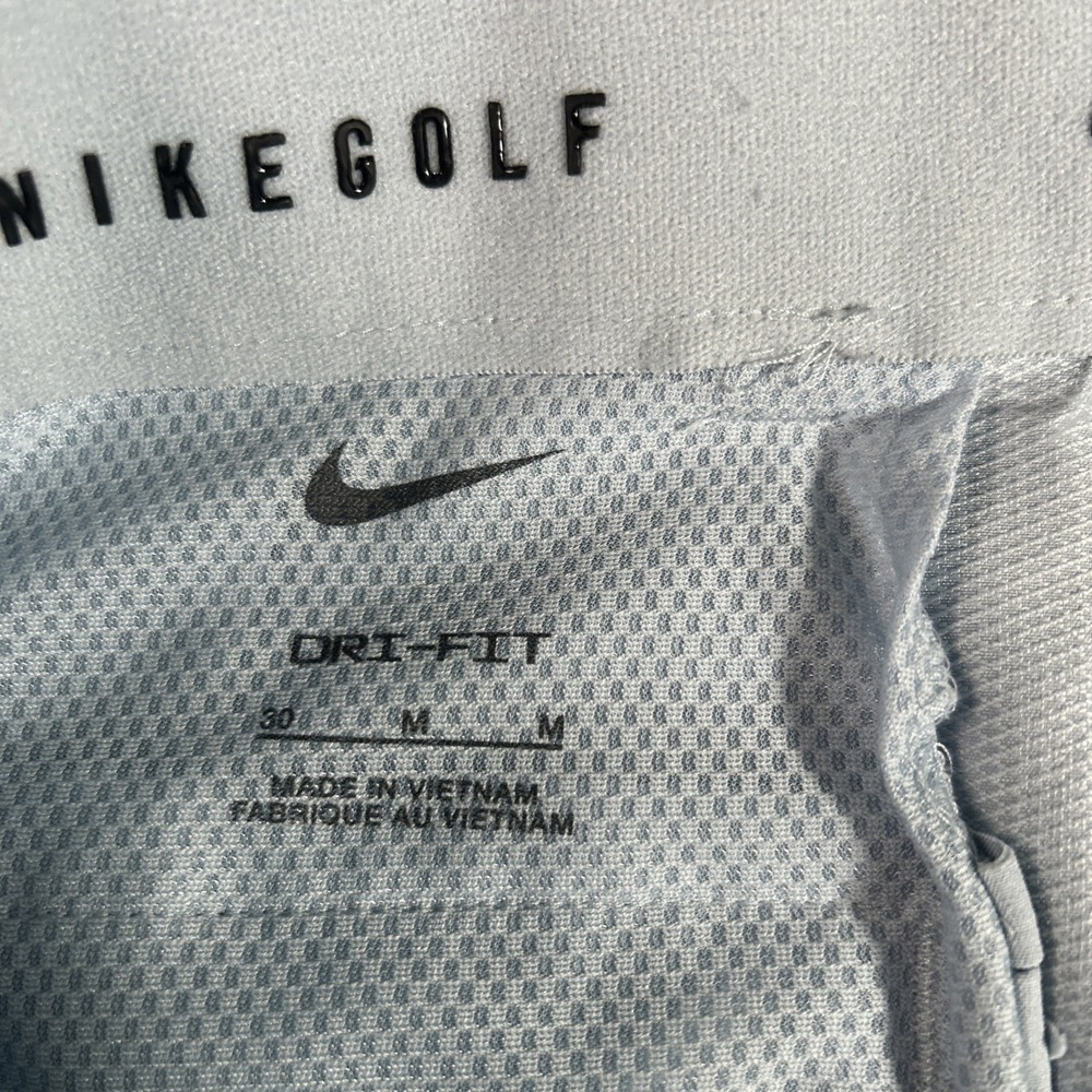 NWT Nike Dri Fit Hybrid Golf Shorts Men's 30 Light Blue 10" Performance Stretch - Picture 4 of 7